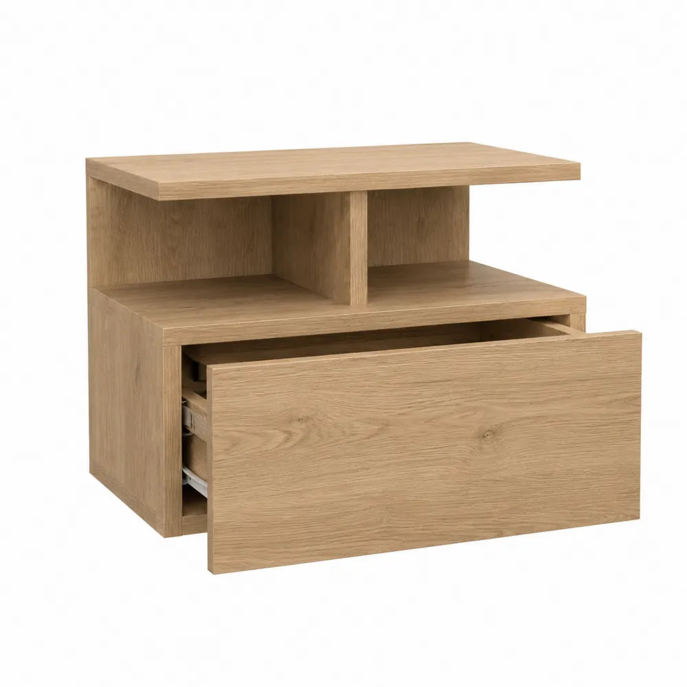 Szafka z płyty laminowanej z szufladą dąb 60x40x35 cm